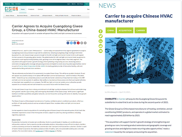 五年苦谈，开利如愿收购志高暖通意欲何为？(图1)