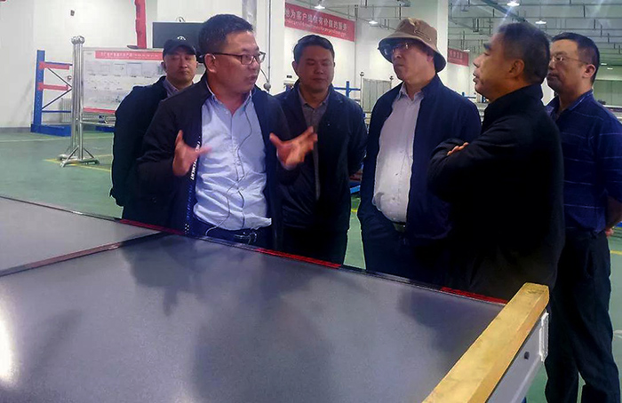 中国节能环保集团有限公司一行莅临四季沐歌拉萨工厂参观考察(图3)